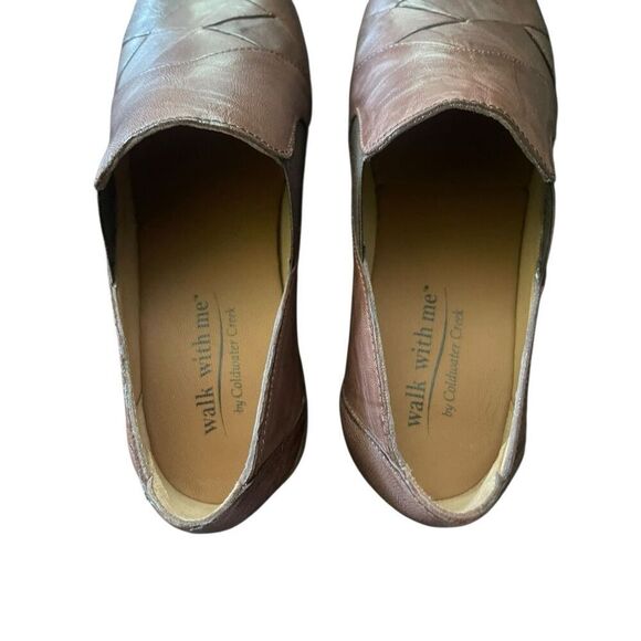 Coldwater Creek Walk With Me Womens Tan Toubkal Leather Loafer Flats Size 8M - Picture 10 of 12